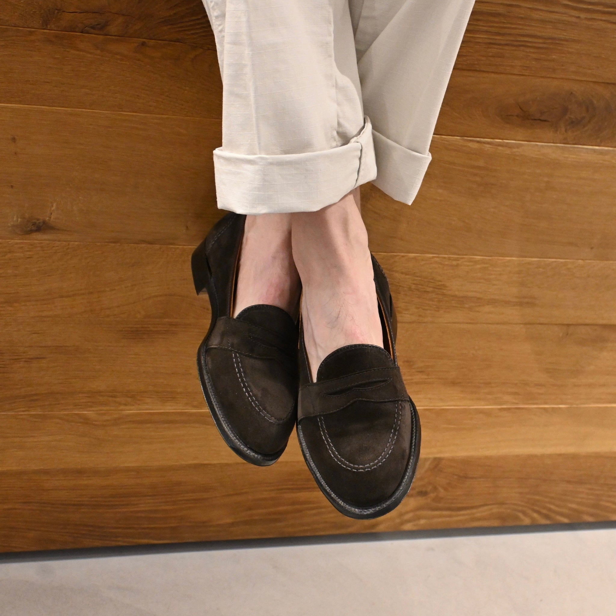 ALDEN G9201 Mocassino Full Strap Dark Chocolate