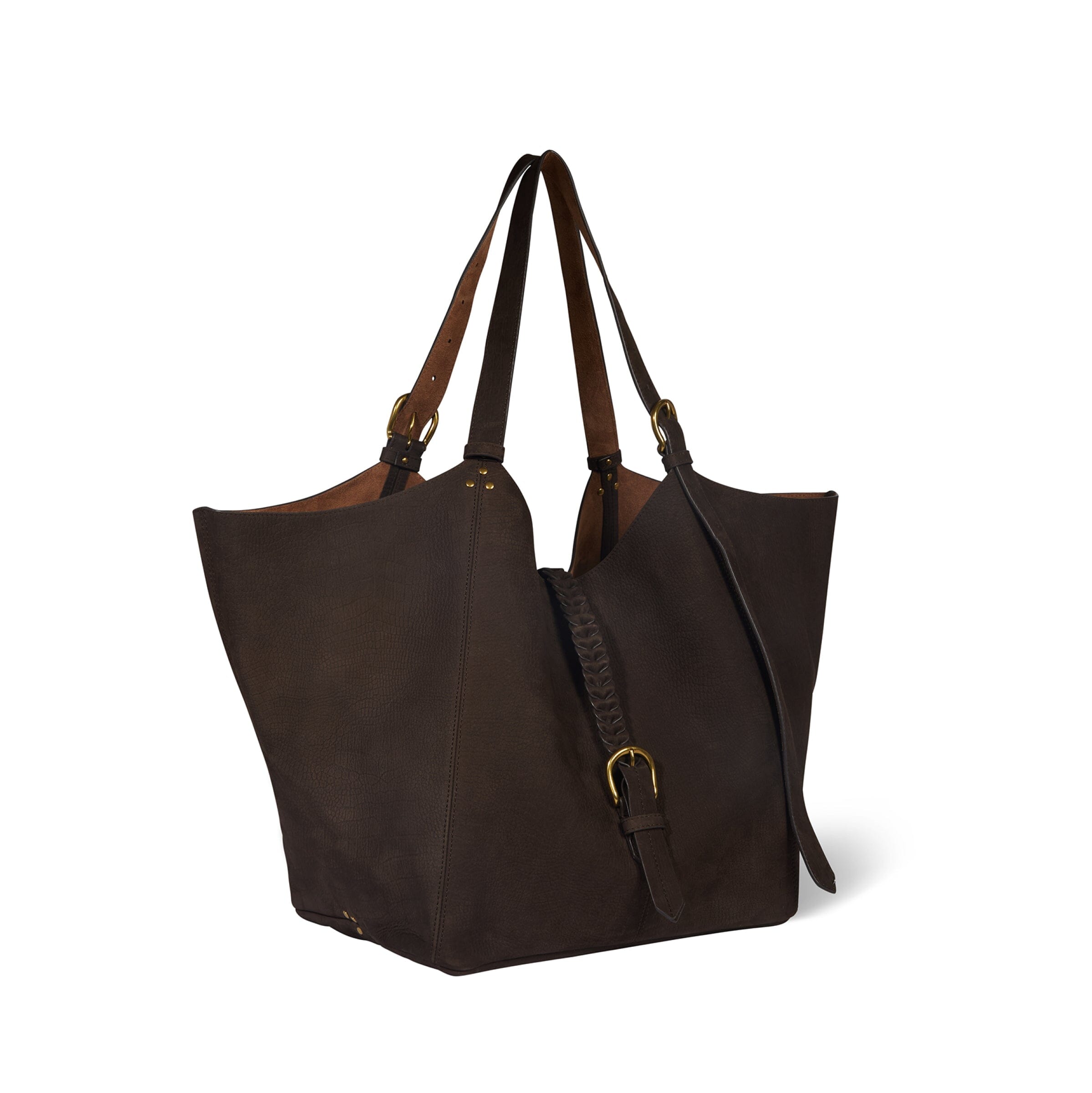 JEROME DREYFUSS - Borsa A Spalla - JOSEPH M - Croco Moka Borse Jerome Dreyfuss