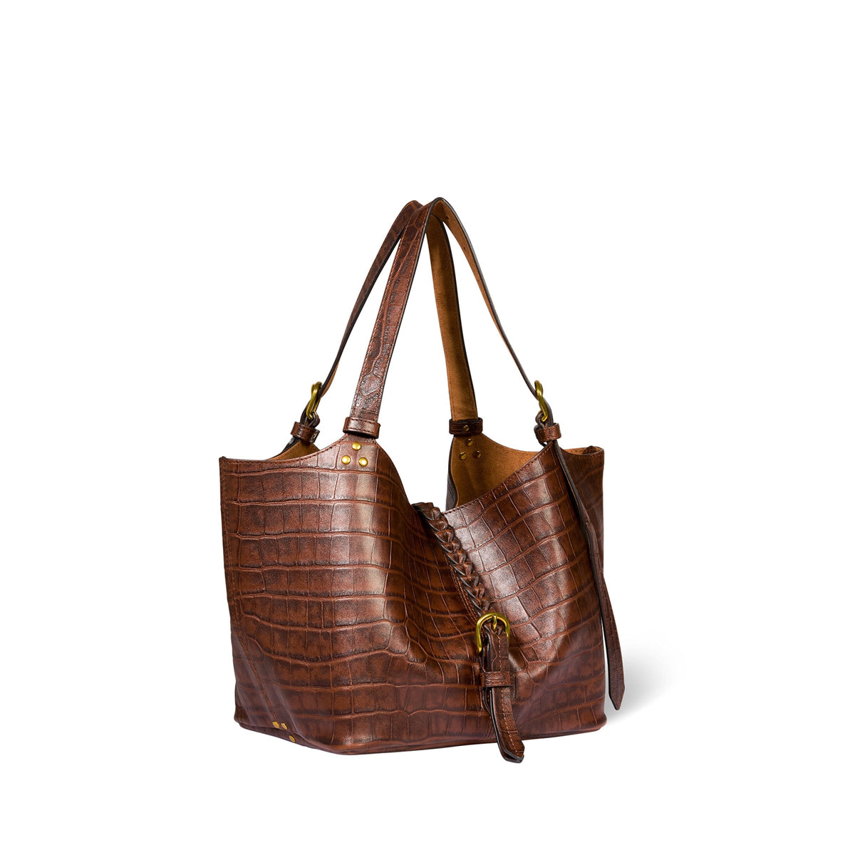 JEROME DREYFUSS - Borsa A Spalla - JOSEPH S - Imprime_croco_cigare Borse Jerome Dreyfuss