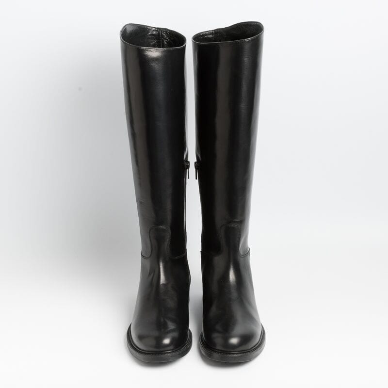 MARETTO - Stivali alla cavallerizza - 9623 - Nero Zip Scarpe Donna Maretto