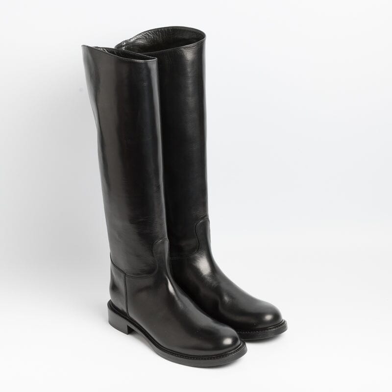 MARETTO - Stivali alla cavallerizza - 9623 - Nero Zip Scarpe Donna Maretto