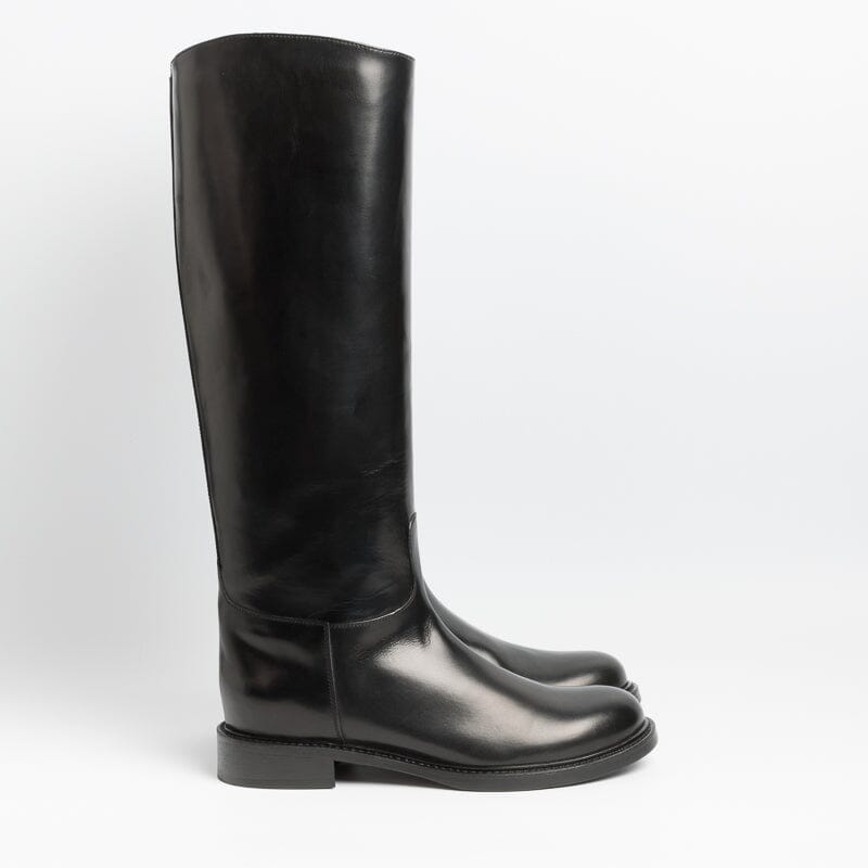 MARETTO - Stivali alla cavallerizza - 9623 - Nero Zip Scarpe Donna Maretto