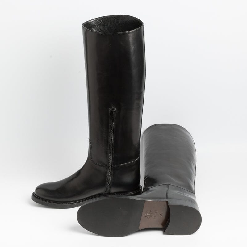 MARETTO - Stivali alla cavallerizza - 9623 - Nero Zip Scarpe Donna Maretto