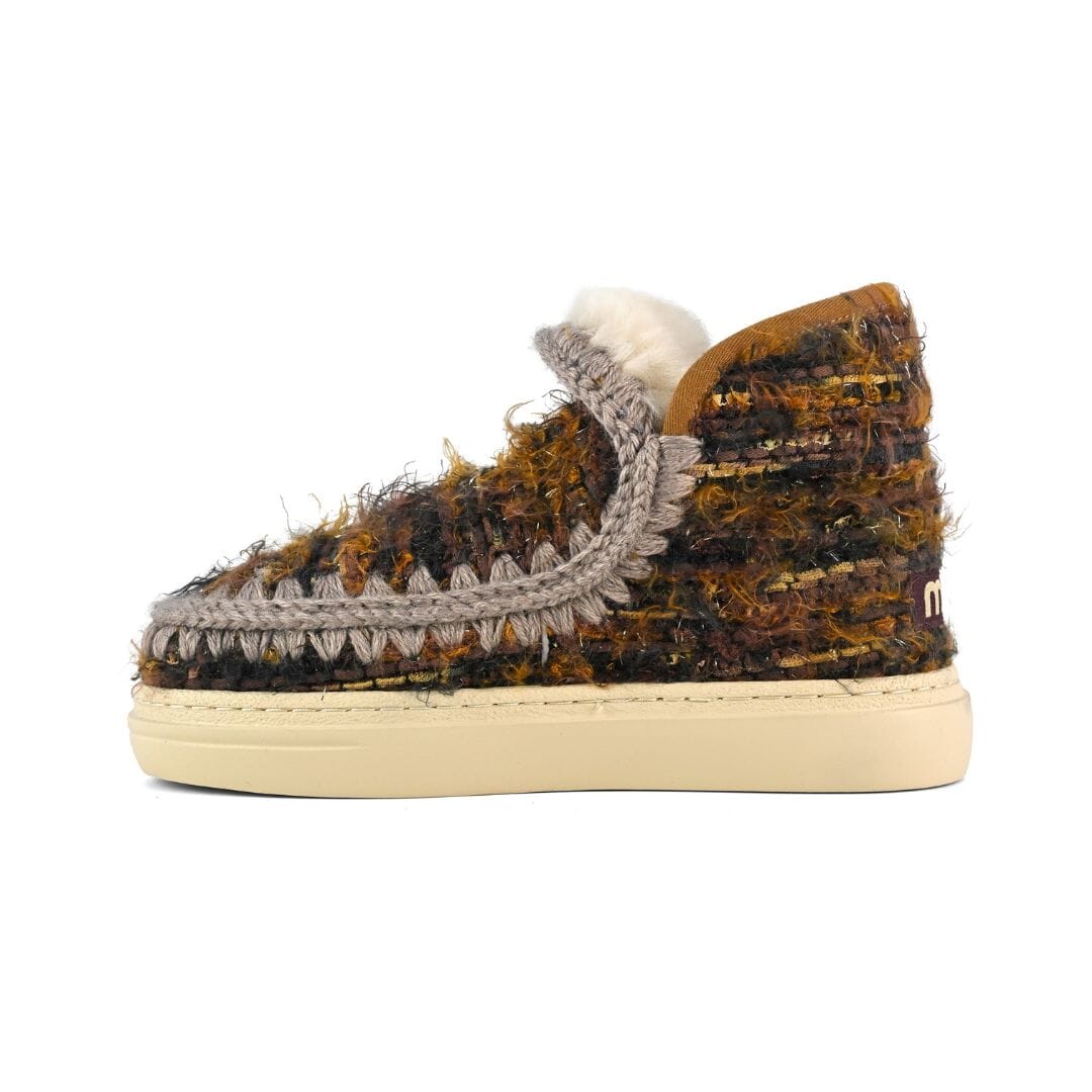 MOU - Stivaletto - Bounce - 411013K - Tweed marron multicolor Scarpe Donna Mou