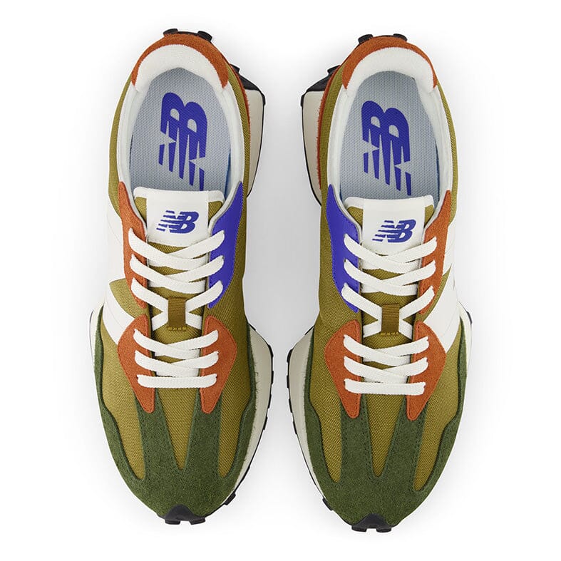 NEW BALANCE - Sneakers MS327HC - Verde Arancione Scarpe Donna NEW BALANCE - Collezione Donna