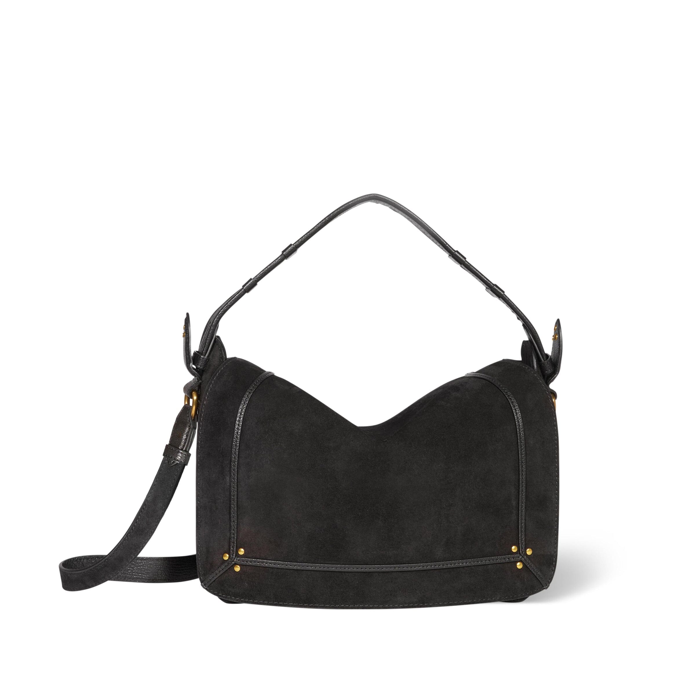 JEROME DREYFUSS - Borsa A Tracolla e a Mano - Pepito M - Camoscio Nero Borse Jerome Dreyfuss