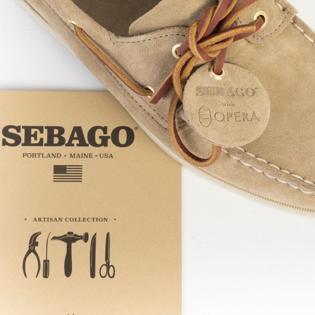SEBAGO - Portland Artisan - Scarpa da Barca - Selezione OPERA - Castagna Scarpe Uomo Sebago