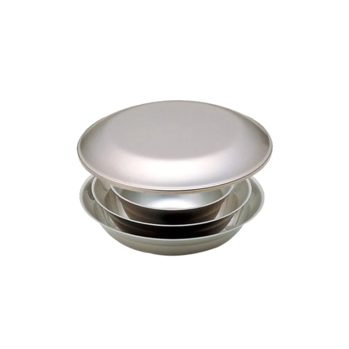SNOW PEAK - SET PIATTI TABLEWARE - TW-021K - SILVER