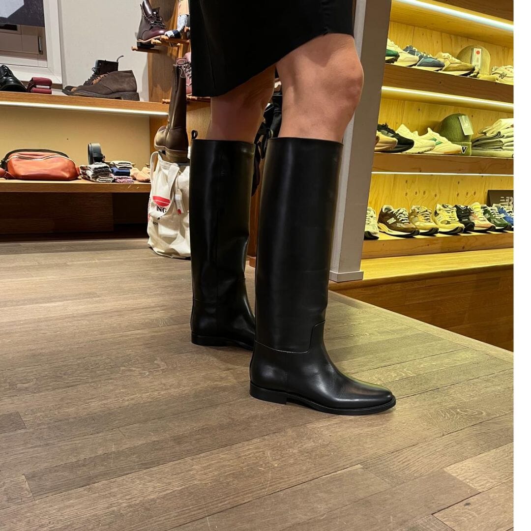 VIA ROMA 15 - Stivale 3832 - Santa Monica Nero Scarpe Donna Via Roma 15