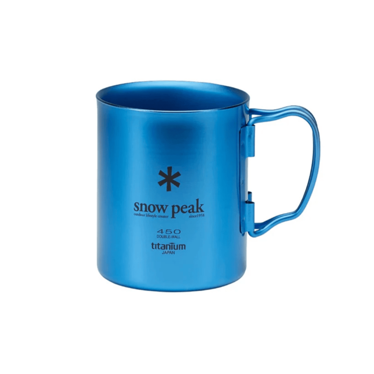 SNOW PEAK - TAZZA TITANIUM SINGLE WALL 450 - MG - 053 BLUE Accessori Uomo SNOW PEAK