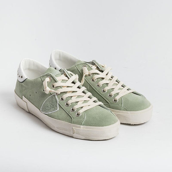 PHILIPPE MODEL - PRLU DY03 - ParisX - Gipsy Green Men's Shoes Philippe Model Paris