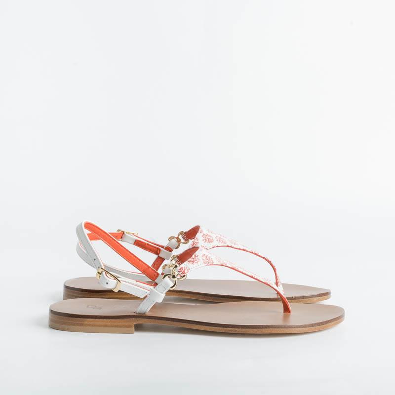PAOLA FIORENZA - Triangle Sandal - Coral Shoes Woman PAOLA FIORENZA