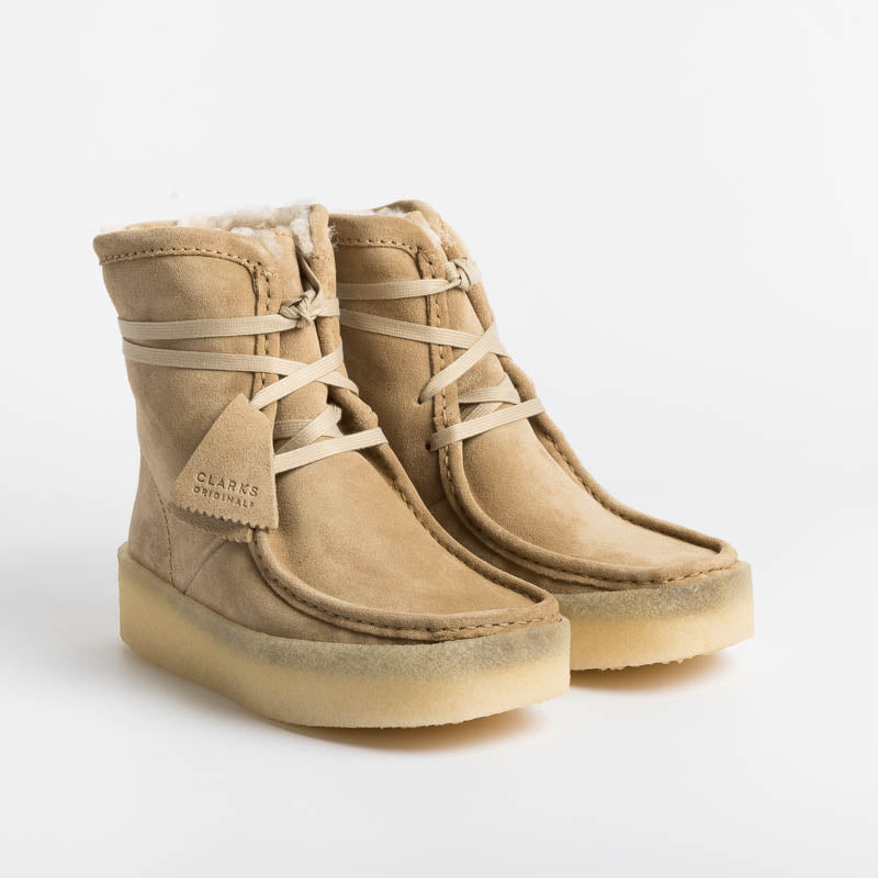 Clarks - Stivaletti WallabeeCup Hi - Beige Scarpe Donna CLARKS - Collezione Donna