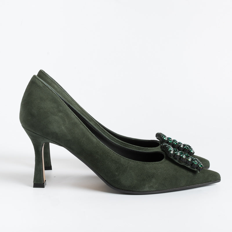 ROBERTO FESTA - Decolletè - Lilly - Camoscio Verde Scarpe Donna Roberto Festa