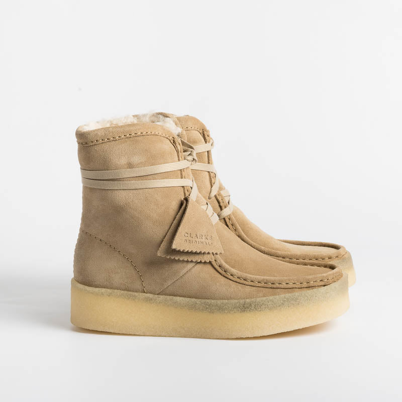 Clarks - Stivaletti WallabeeCup Hi - Beige Scarpe Donna CLARKS - Collezione Donna