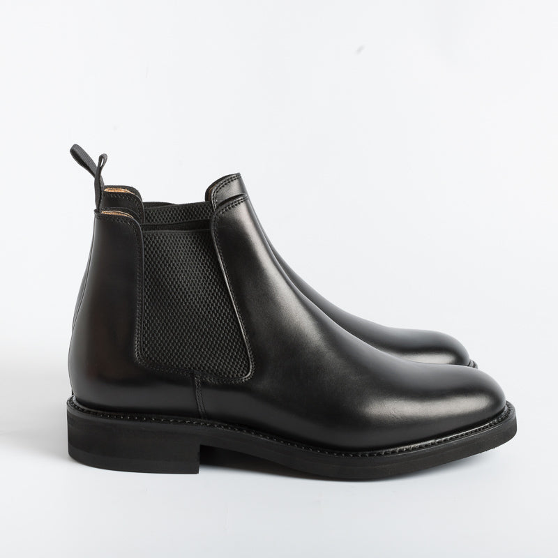 BERWICK 1707 - Beatles - 446 - Chateaubriand Black Vibram Men's Shoes Berwick 1707