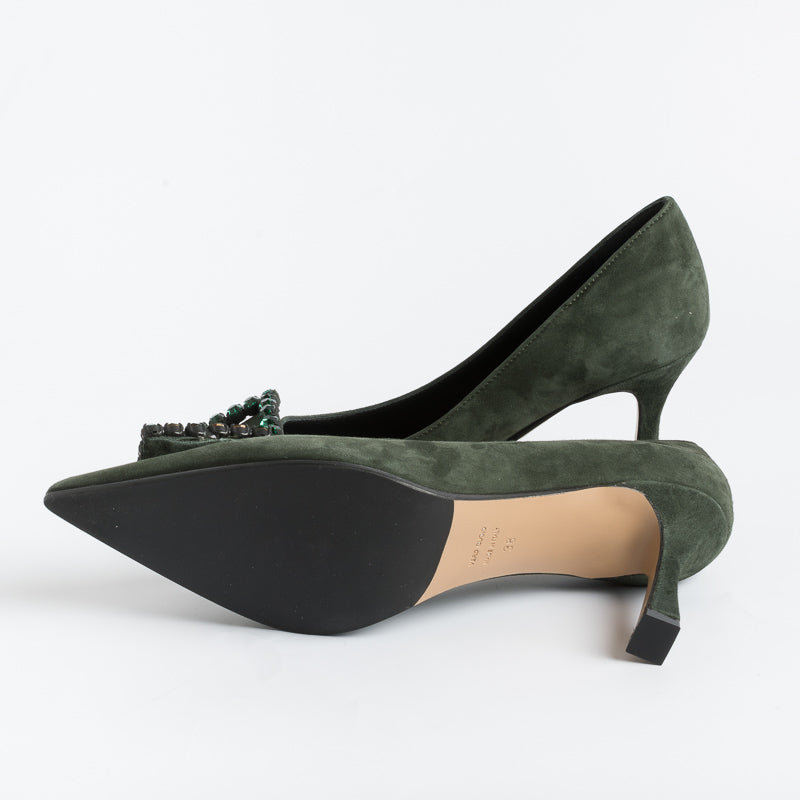 ROBERTO FESTA - Decolletè - Lilly - Camoscio Verde Scarpe Donna Roberto Festa