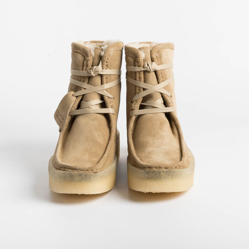 Clarks - Stivaletti WallabeeCup Hi - Beige Scarpe Donna CLARKS - Collezione Donna