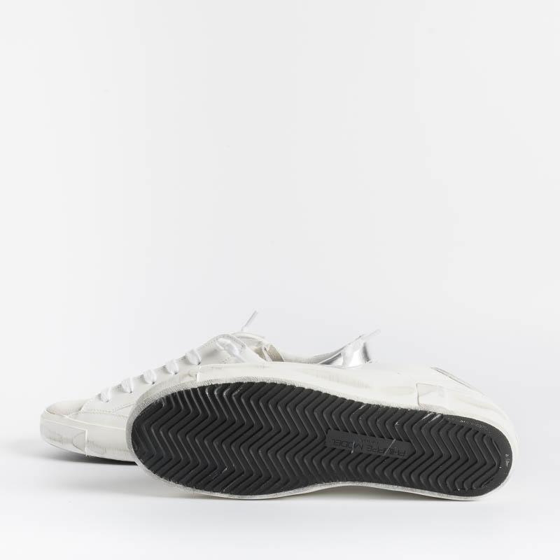 PHILIPPE MODEL - PRLD 1005 - ParisX - Bianco Argento Scarpe Donna Philippe Model Paris
