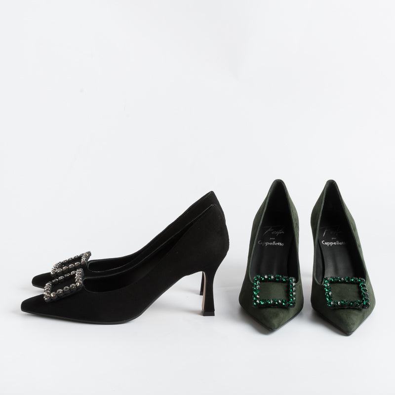 ROBERTO FESTA - Decolletè - Lilly - Camoscio Verde Scarpe Donna Roberto Festa