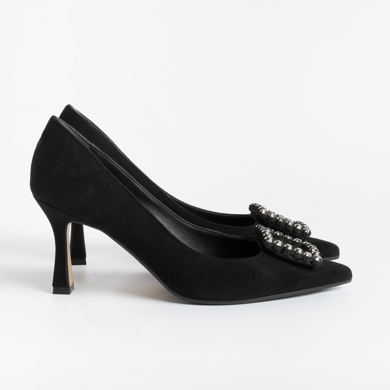 ROBERTO FESTA - Decolletè - Lilly - Camoscio Nero Scarpe Donna Roberto Festa