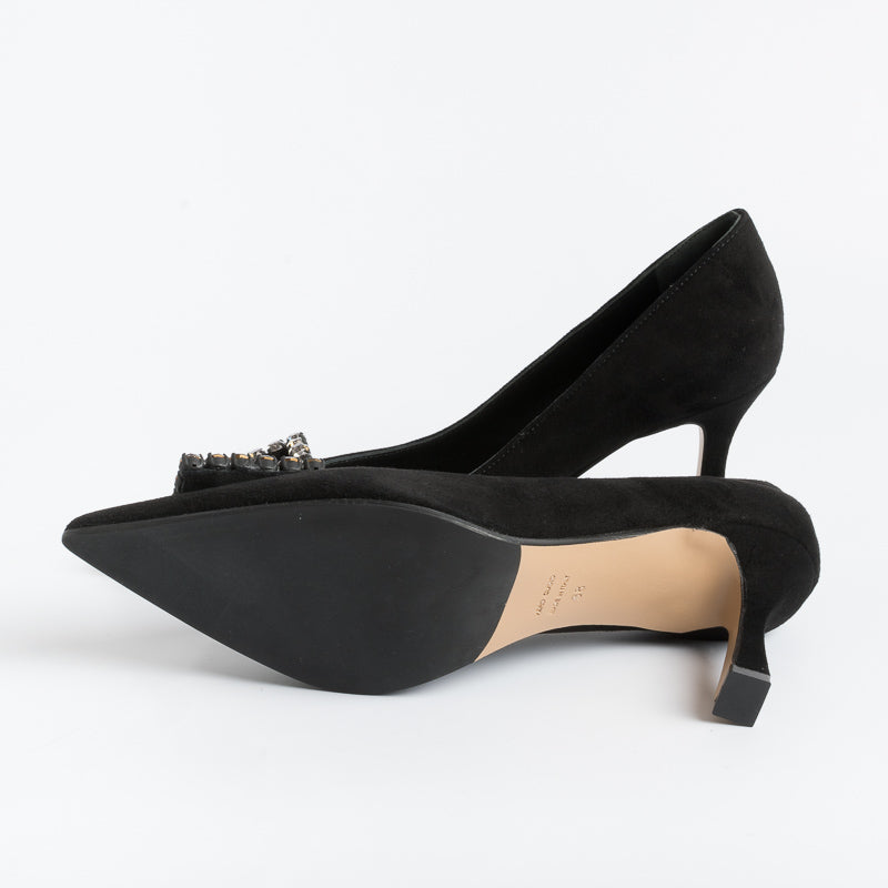 ROBERTO FESTA - Decolletè - Lilly - Camoscio Nero Scarpe Donna Roberto Festa