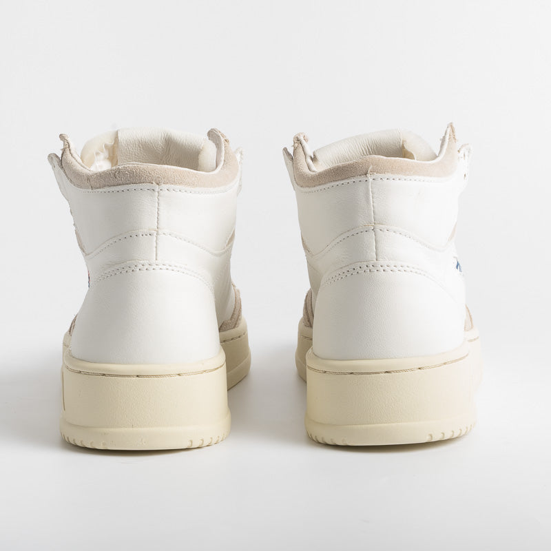 AUTRY GS04 - MID WOM GOAT/SUEDE - Bianco Scarpe Donna AUTRY - Collezione donna