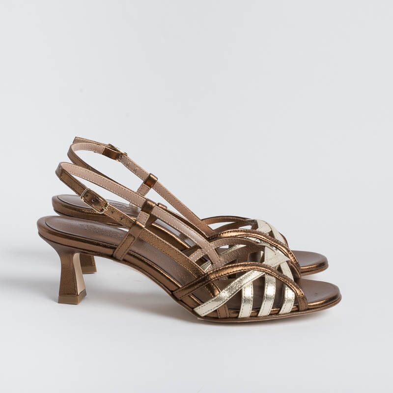 CHEVILLE - Sandalo - Clizia - Bronzo Oro Scarpe Donna CHEVILLE