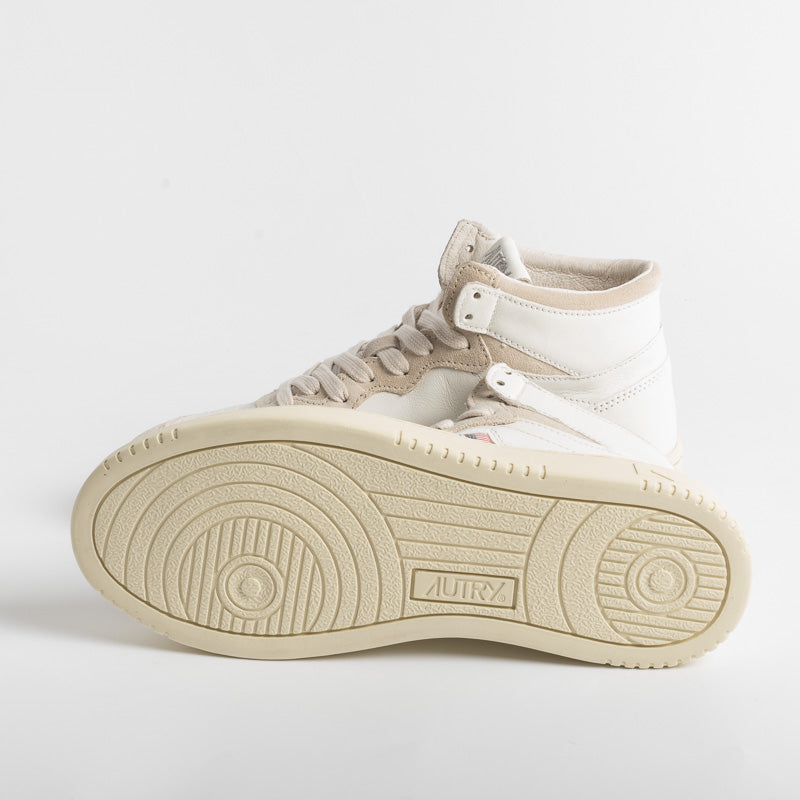 AUTRY GS04 - MID WOM GOAT/SUEDE - Bianco Scarpe Donna AUTRY - Collezione donna