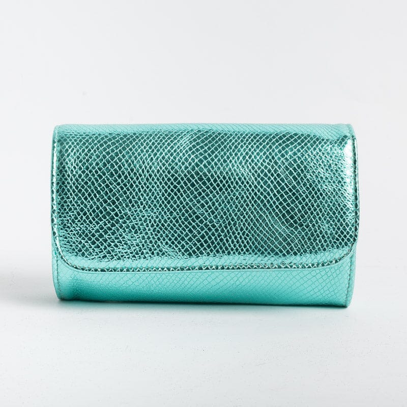L'ARIANNA - Borsa - Ester - Serpente Laminato Turchese Borse L'Arianna
