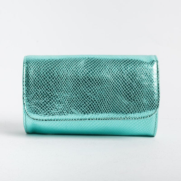L'ARIANNA - Borsa - Ester - Serpente Laminato Turchese Borse L'Arianna