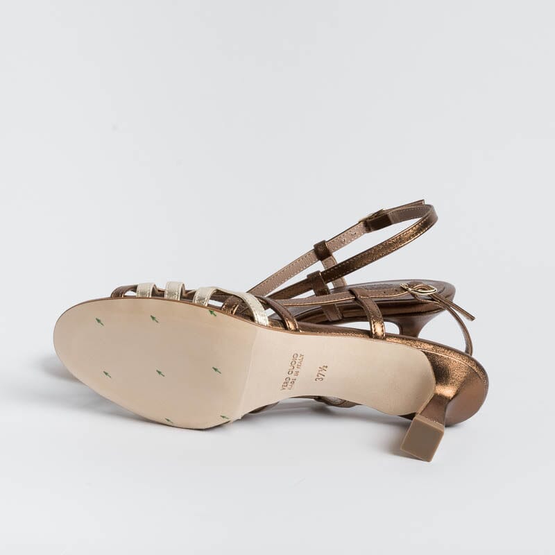CHEVILLE - Sandalo - Clizia - Bronzo Oro Scarpe Donna CHEVILLE