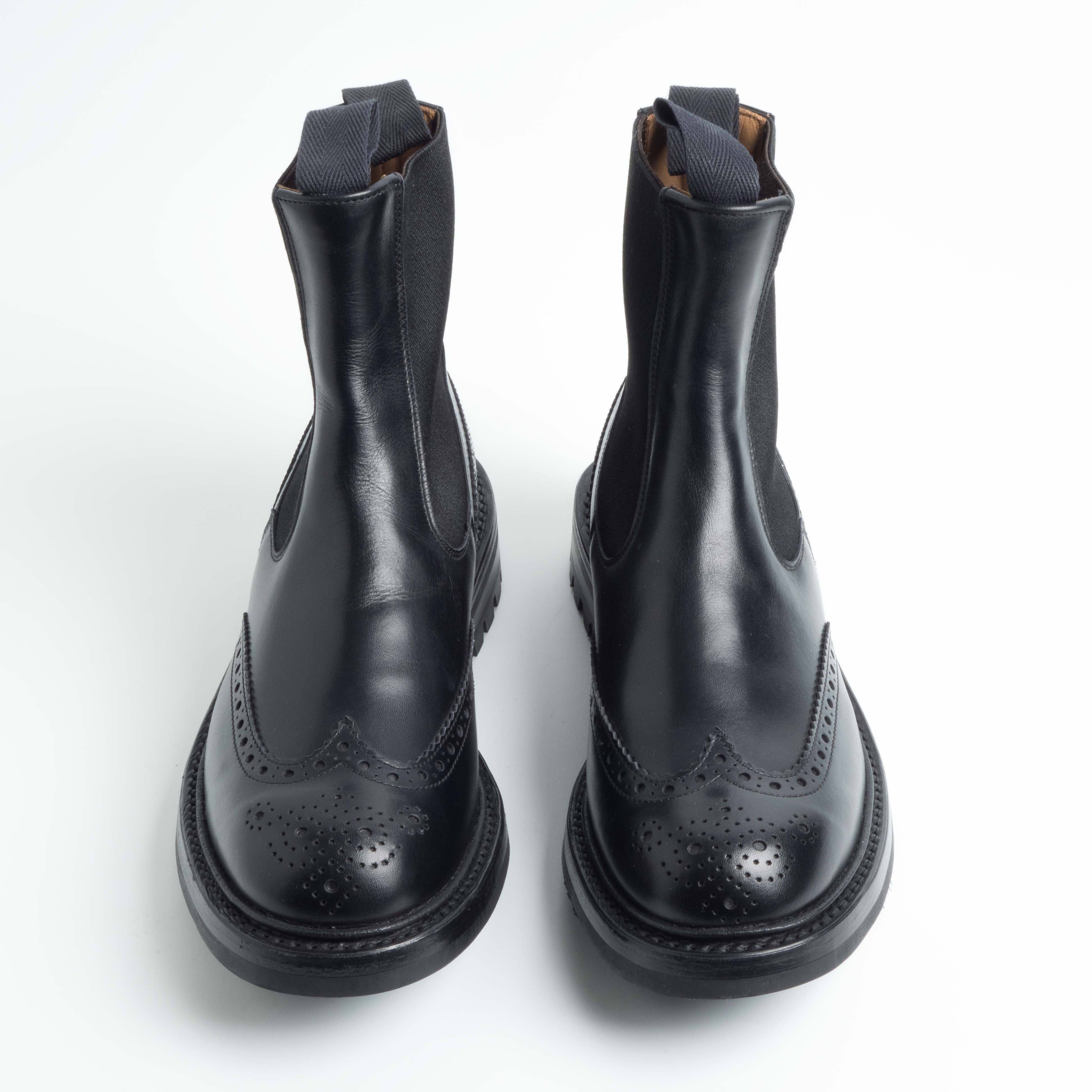 TRICKER'S - 2754 - Silvia Elastic Sided Boot - Black Scarpe Donna Tricker's