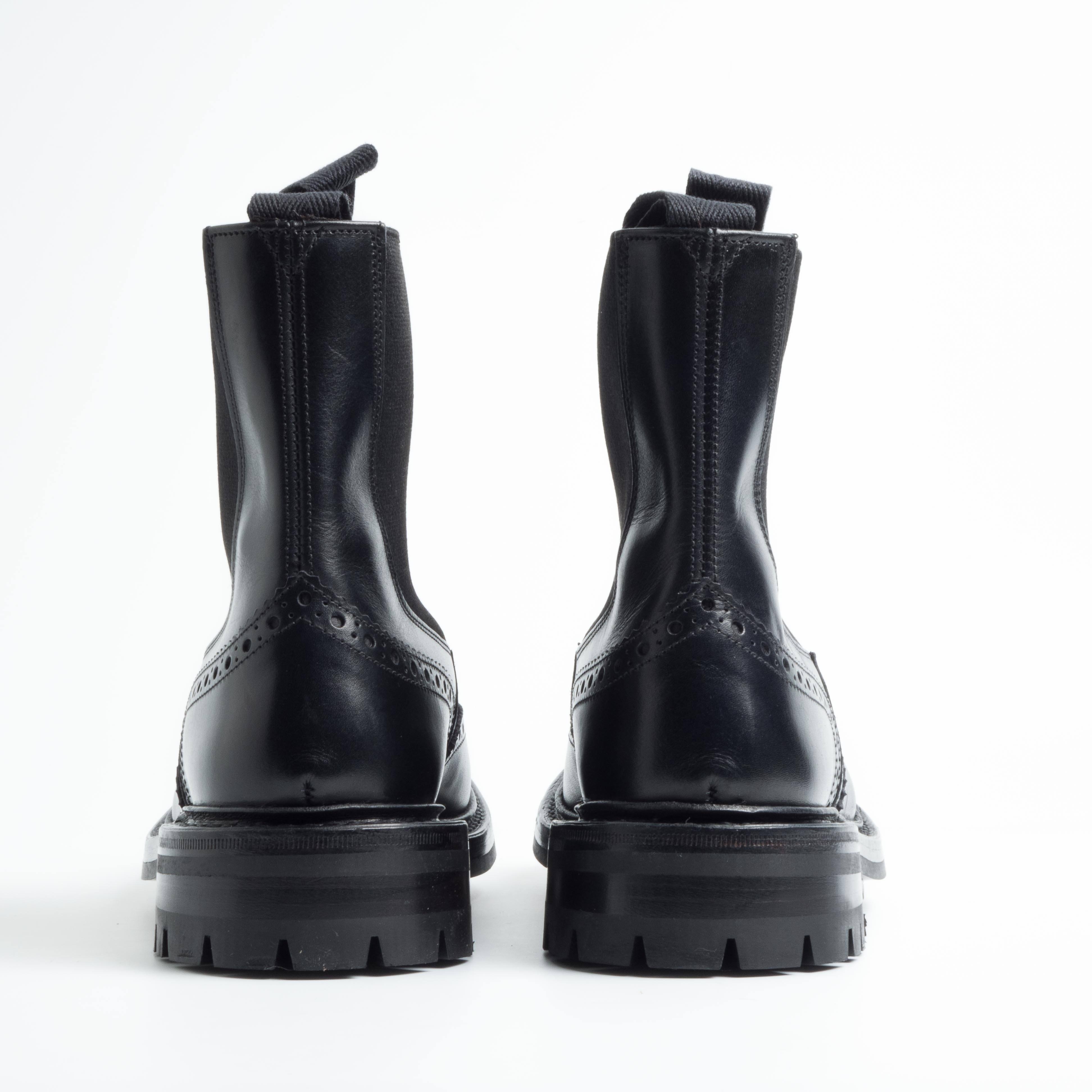 TRICKER'S - 2754 - Silvia Elastic Sided Boot - Black Scarpe Donna Tricker's