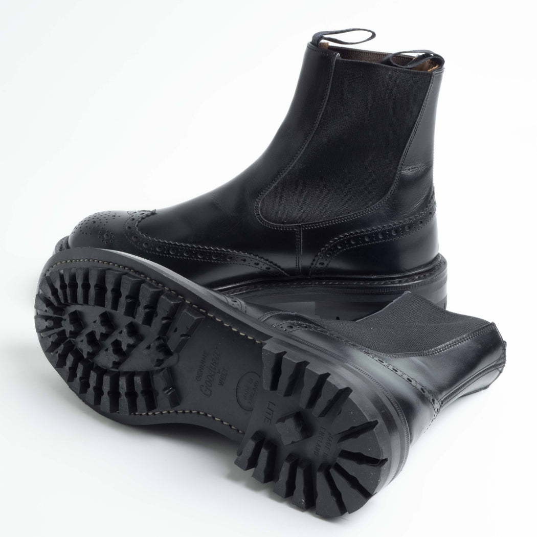 TRICKER'S - 2754 - Silvia Elastic Sided Boot - Black Tricker's Women's Shoes