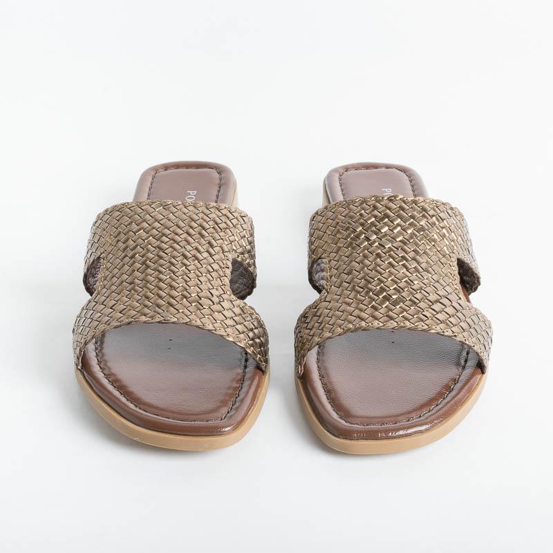 PONS QUINTANA - Sandals EMY 8428 - Bronze Women's Shoes PONS QUINTANA