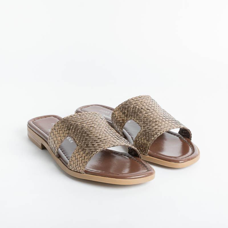 PONS QUINTANA - Sandals EMY 8428 - Bronze Women's Shoes PONS QUINTANA