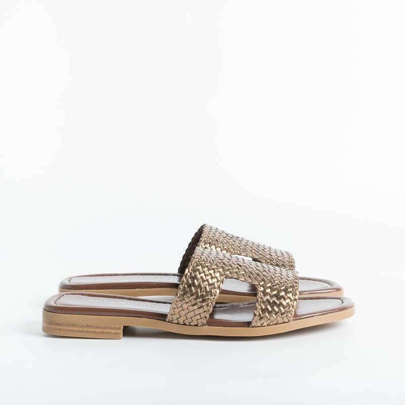PONS QUINTANA - Sandals EMY 8428 - Bronze Women's Shoes PONS QUINTANA