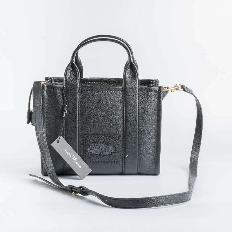 MARC JACOBS - H009L01SP21 - The Leather Mini Tote Bag - Nero Borse Marc Jacobs