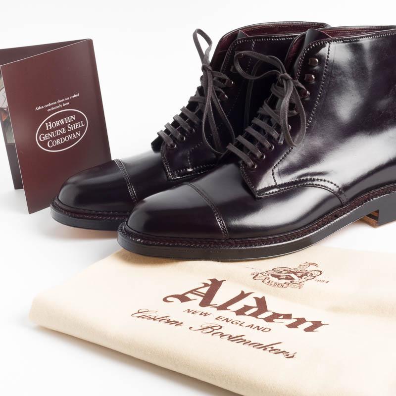 ALDEN - 4076H - Polacco - Cordovan bordeaux - Chiama per acquistare Scarpe Uomo Alden 