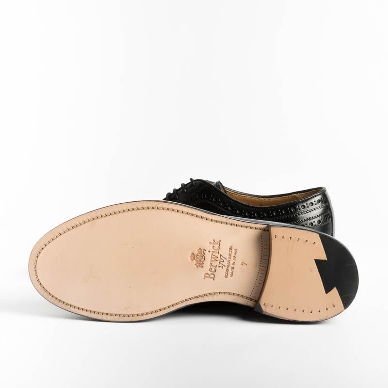 BERWICK 1707 - 5273 Derby - Rois Nero Scarpe Uomo Berwick 1707