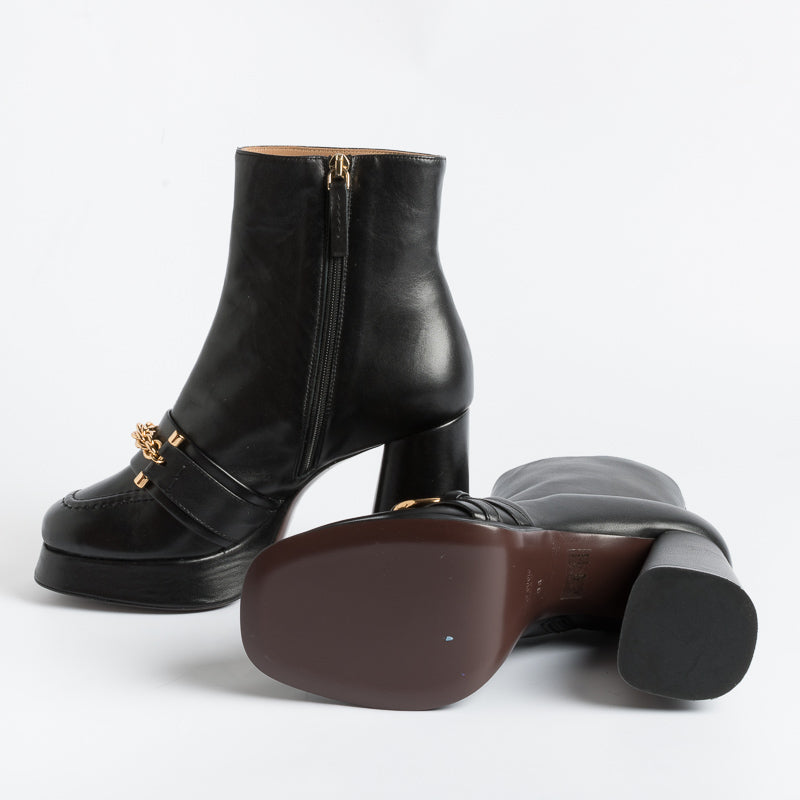 ROBERTO FESTA - Ankle Boots - IVY - Black Nappa Women's Shoes Roberto Festa