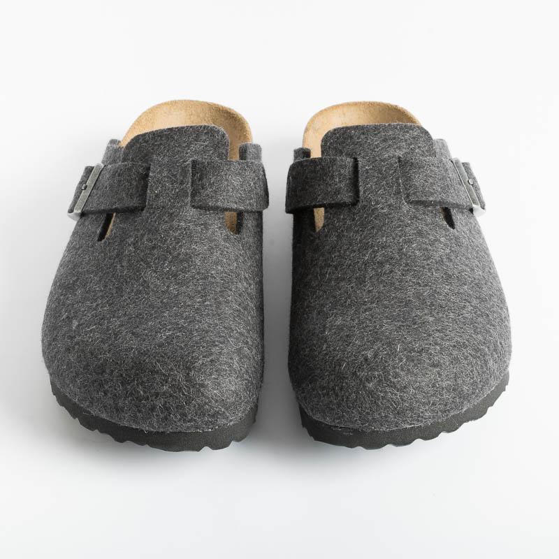 BIRKENSTOCK - BOSTON BS 0160373 - Anthracite Men's Shoes BIRKENSTOCK