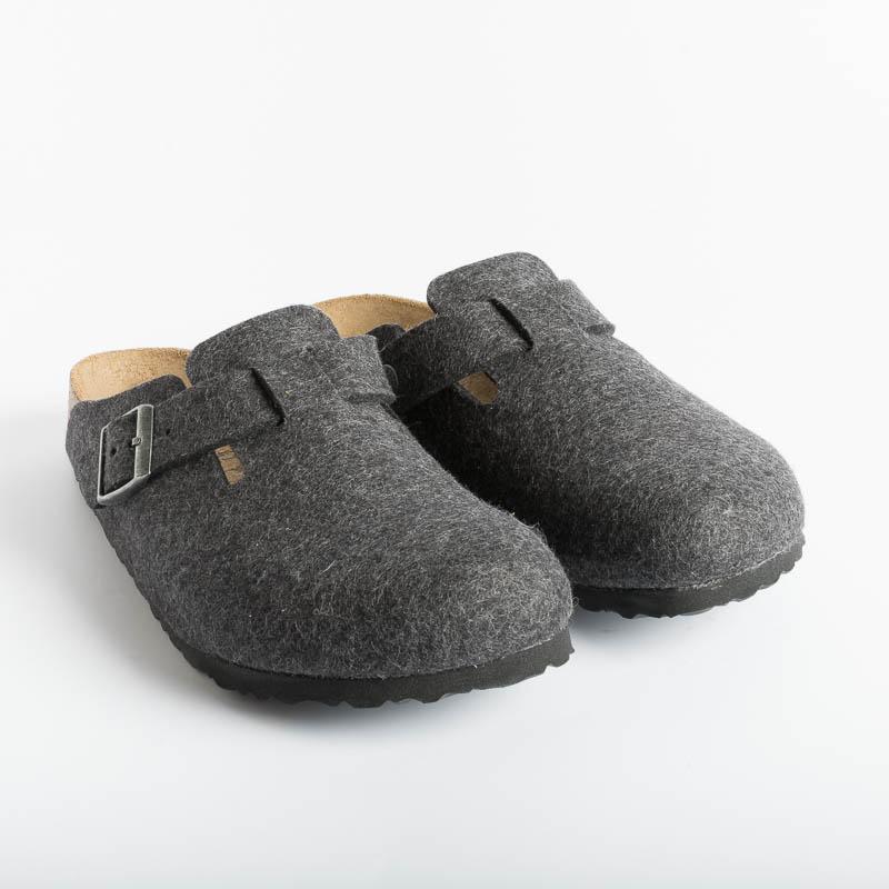 BIRKENSTOCK - BOSTON BS 0160373 - Anthracite Men's Shoes BIRKENSTOCK
