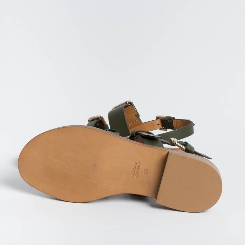 GUGLIELMO ROTTA - Sandali - Queen - Nappa Verde Scarpe Donna GUGLIELMO ROTTA