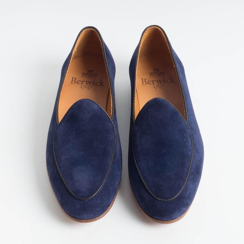 BERWICK 1707 - Mocassino Donna - Camoscio blu Scarpe Donna BERWICK 1707 - Collezione Donna