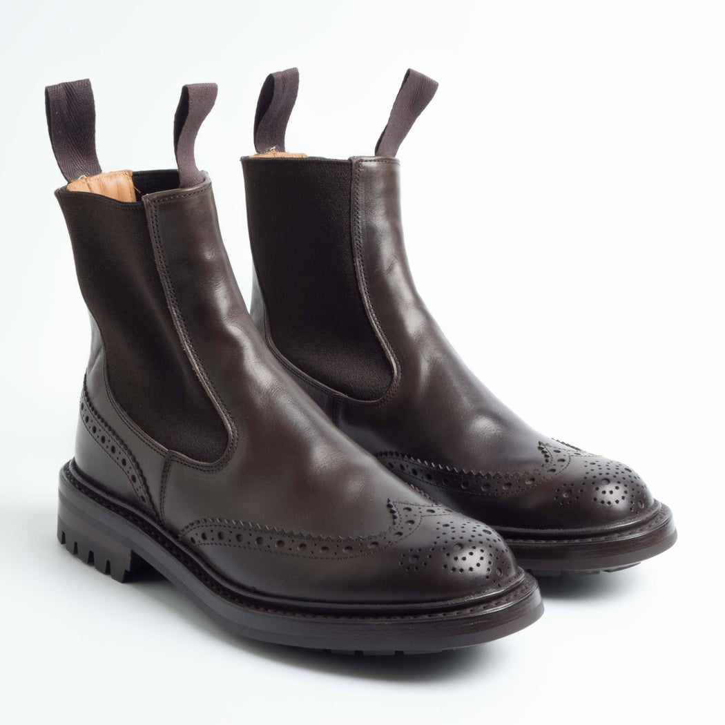 TRICKER'S - 2754 - Silvia Elastic Sides Boots - Espresso Burnished Scarpe Donna Tricker's