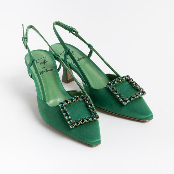 ROBERTO FESTA - Sling Back - Stefi - Seta Edera Scarpe Donna Roberto Festa