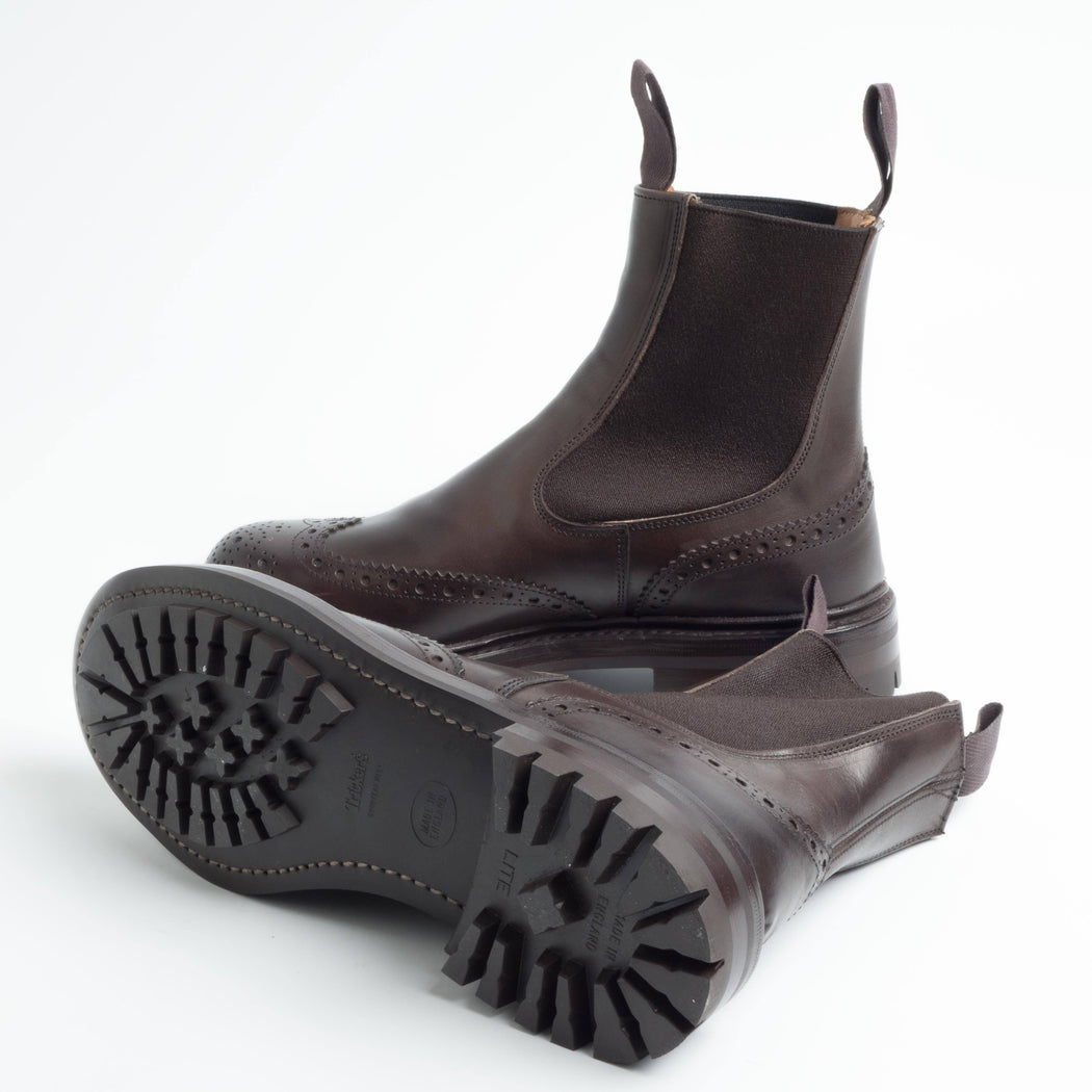 TRICKER'S - 2754 - Silvia Elastic Sides Boots - Espresso Burnished Scarpe Donna Tricker's