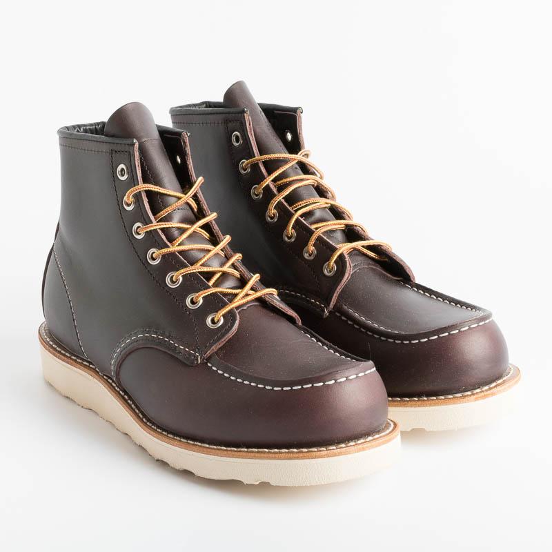 RED WING SHOES - Polacco Moc Toe 8847 - Black Cherry Scarpe Uomo Red Wing Shoes